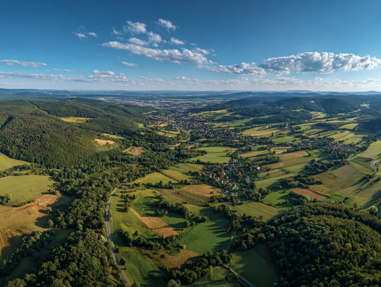 Luftaufnahme Gewerbegebiet Ried-tech Areal Talheim